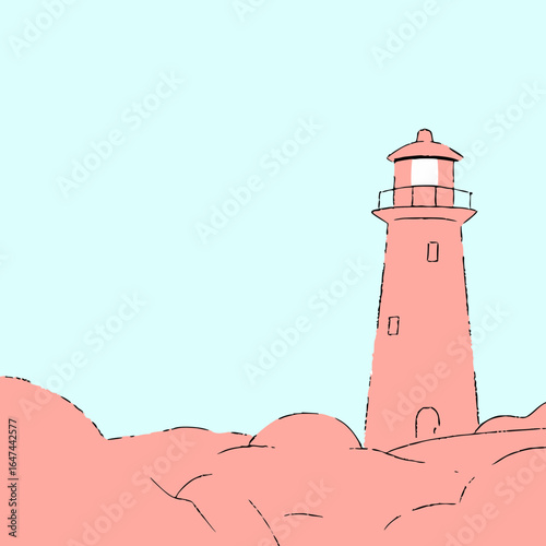 lighthouse vector illustration 