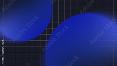 Minimal Geometric Circles and Squares Animation