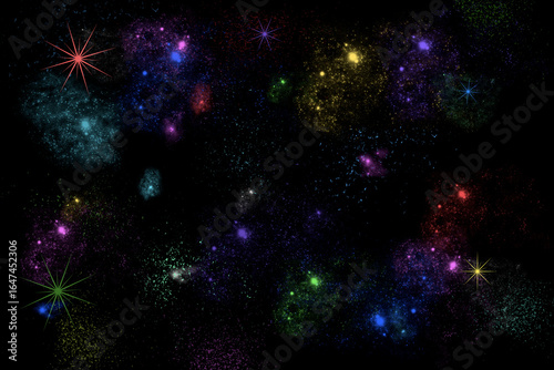 Fototapeta Naklejka Na Ścianę i Meble -  Infinite space background with nebula and stars. This image elements furnished by NASA.