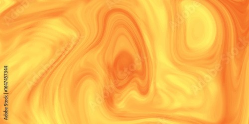 Abstract illustration of soft fire flames in a swirl pattern with a fiery yellow and orange silk texture. Abstract beautiful red swirl liquid background. colorful marble surface. digital, wall, floor.
