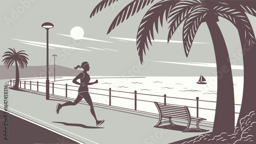 Beach run