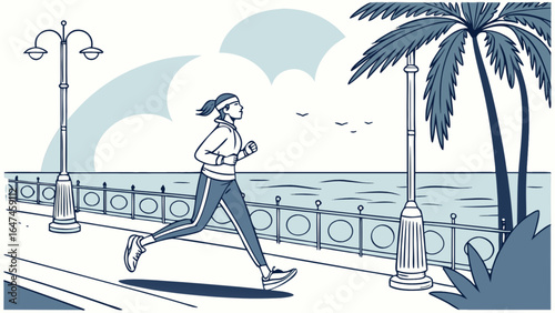 Beach run