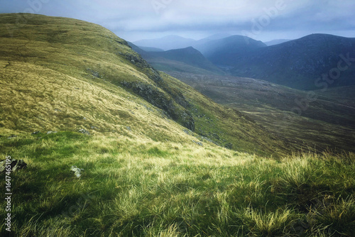 Slieve Muck in the Mourne Mountains in County Down, Northern Ireland