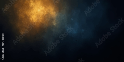 Dark blue texture of the night sky with clouds and moonlight