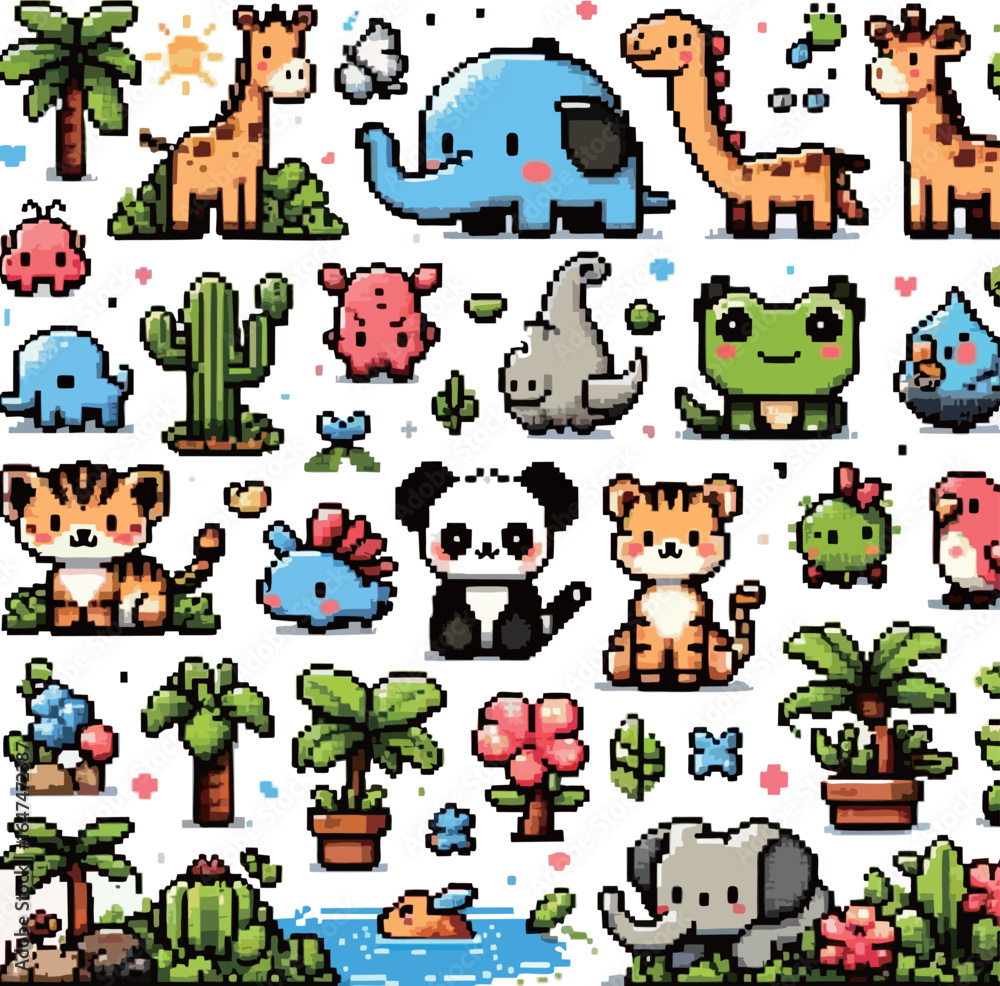 Obraz premium ANIMAL DOODLE