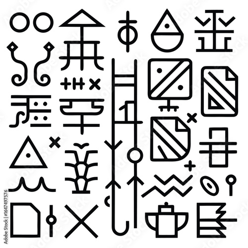 Mysterious Ancient Symbols and Glyphs Discovered in Archaeological Dig