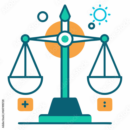 Problem Solution Balance Icon