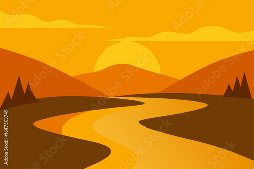 desert landscape with desert