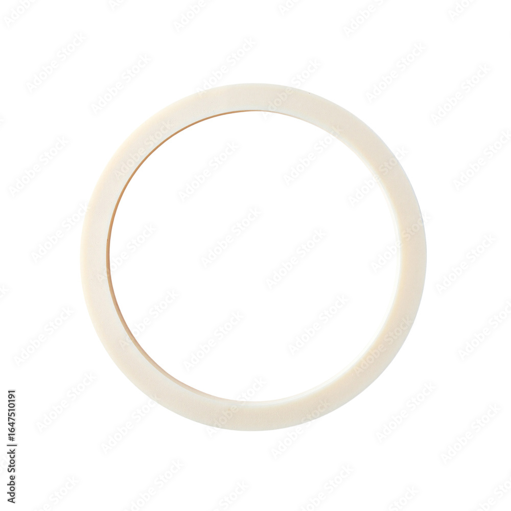 Minimalist rubber pipe gasket, product showcase, Isolated Minimalist rubber pipe gasket, product showcase, Isolated