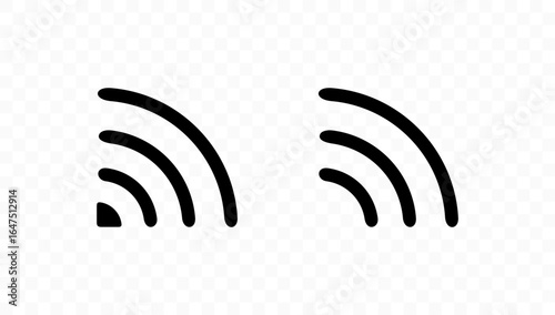 Wi-Fi transmits signal and wireless internet, graphic design. Network, router and hotspot, vector design and illustration