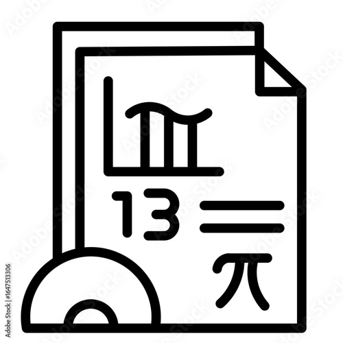 Math  Icon Element For Design