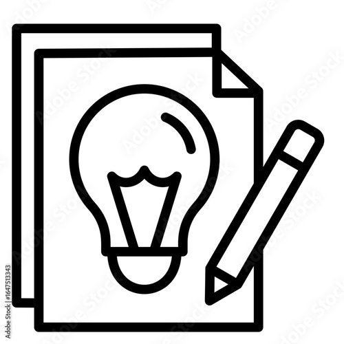 Creativity  Icon Element For Design