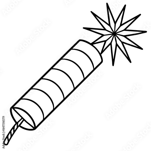 Firecracker Blast Art Vector