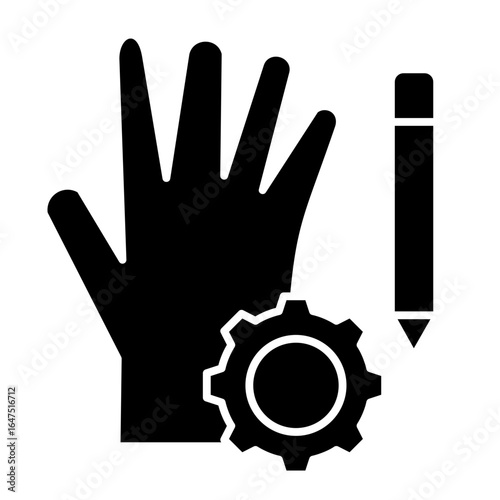 Hands On Activities  Icon Element For Design