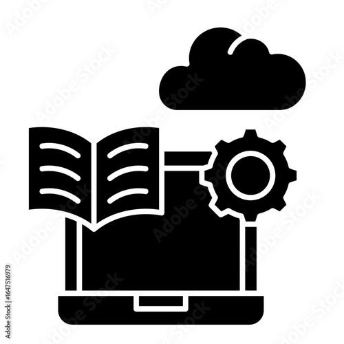 Data Library  Icon Element For Design