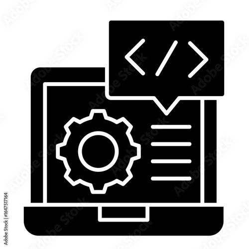 Coding  Icon Element For Design