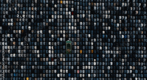 A detailed artistic illustration of the Kaaba at the center, surrounded by pilgrims and various mosque structures, representing the holy city of Mecca.