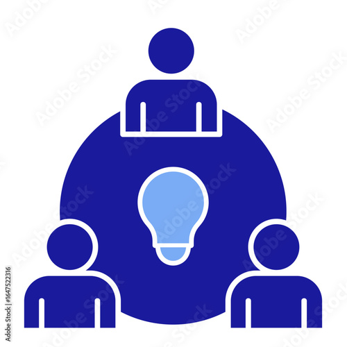 Collaboration  Icon Element For Design