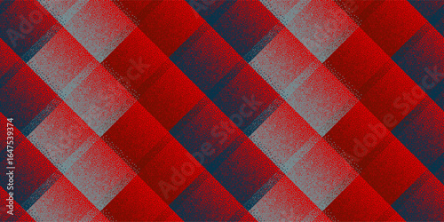 Halftone dot rhombus shapes vector geometric seamless pattern. Points grain texture background design. Square grid tile wallpaper. Simple decorative shred swatch. Overlapping wisp elements.