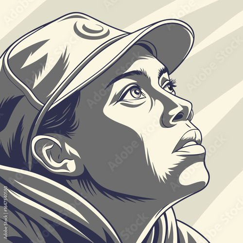 Photorealistic portrait