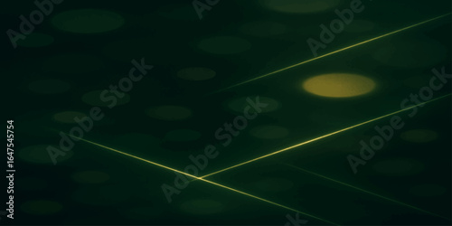 An abstract green and blue background with flowing, glowing lines and a swirling wave pattern