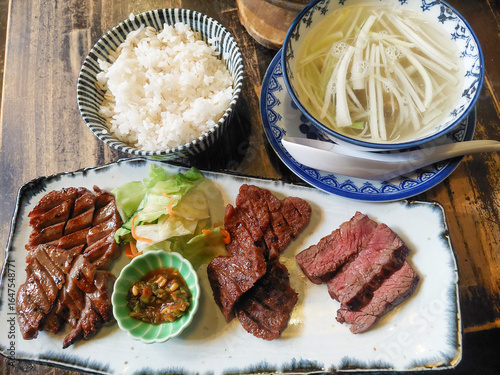 Delicious beef tongue set meal 3