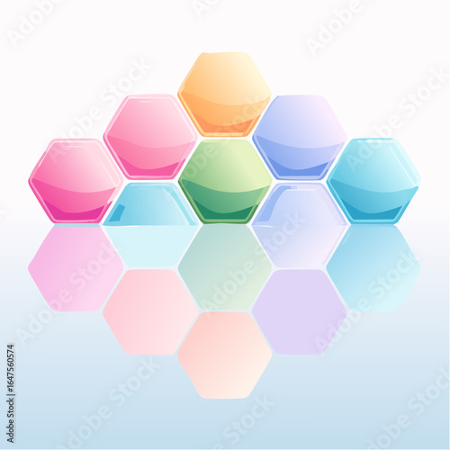 A colorful design with a colorful design on the bottom
4