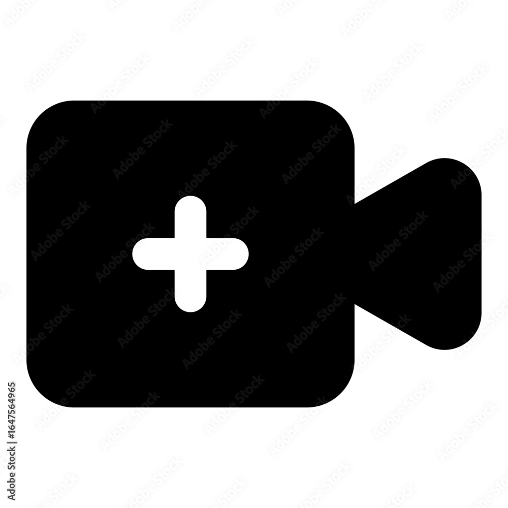 Obraz premium Video Camera Plus Icon