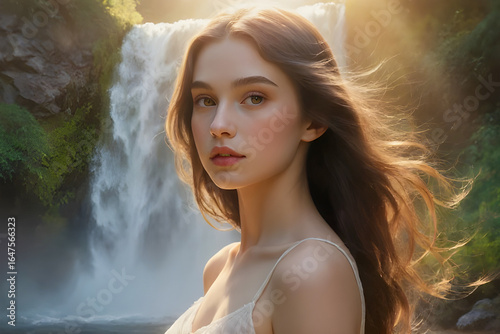 portrait of a beautiful young woman