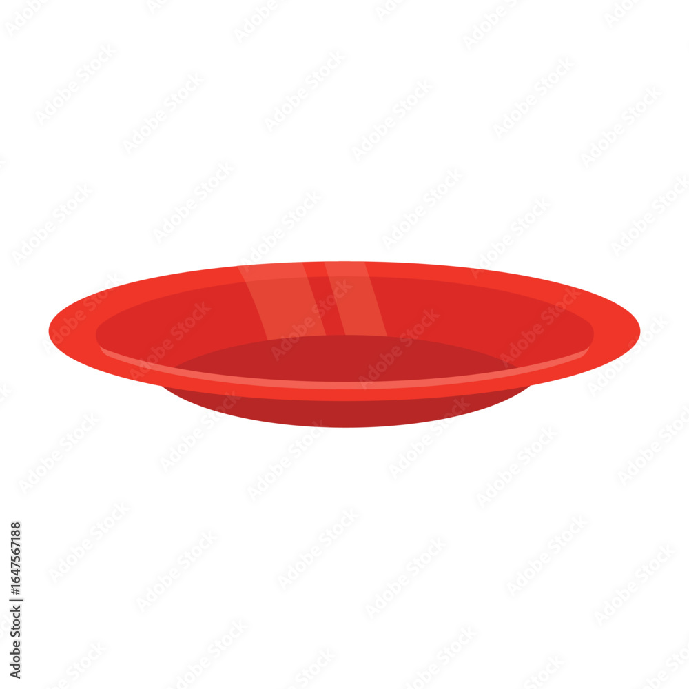 Plate icon vector illustration, plate clip art, kitchen dish clipart, round plate flat design Plate icon vector illustration, plate clip art, kitchen dish clipart, round plate flat design