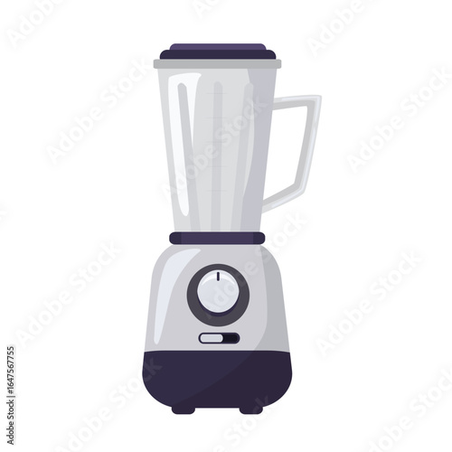 Blender icon vector, electric blender clip art, kitchen appliance clipart, smoothie maker flat design illustration