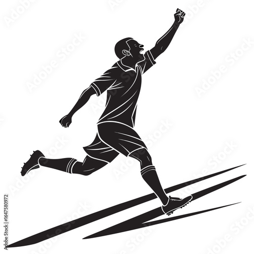 silhouette of a man jumping