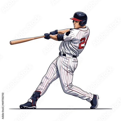 Professional baseball athletes competing