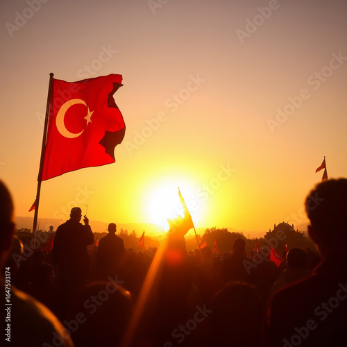 Turkish - Sunset of Victory – 30 Ağustos National Pride, social media template