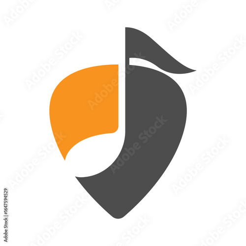 Free Download Music logo icon design illustration - GFXLoad
