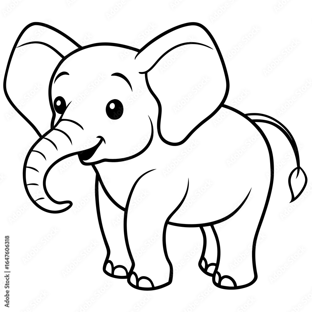Obraz premium elephant icon