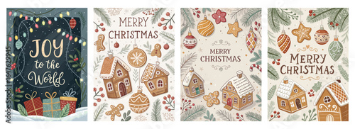 Festive Christmas greetings with charming illustrations and joyful designs for the holiday season.