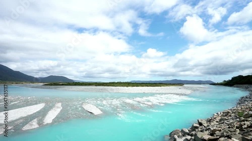 Scenic view of the daintree rainforest and cape tribulation in queensland, australia