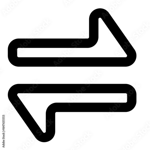 Horizontal Double Arrow Icon