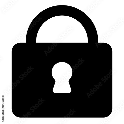Closed Padlock Security Icon