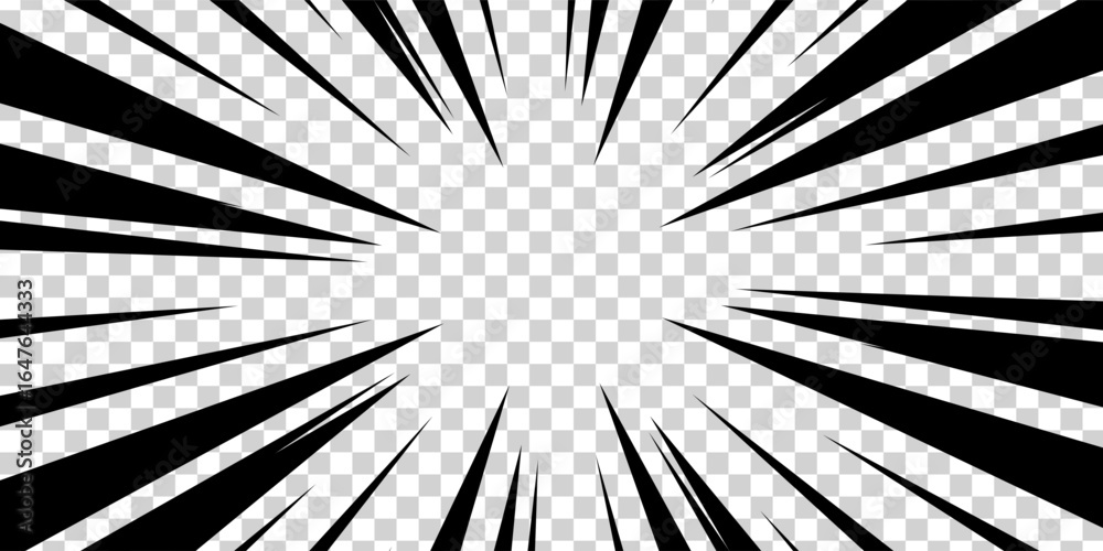 Obraz premium comic book, Black comic book transparent background, EPS 10