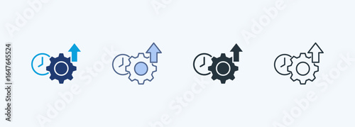 Efficiency Multiple Style Icon Collection