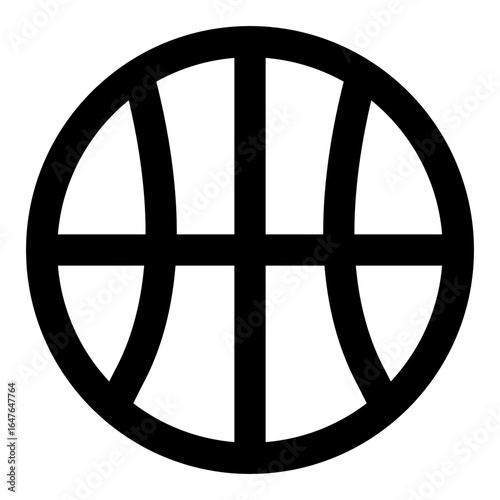 Round Basketball Icon