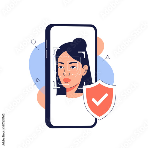 Secure digital identity verification using biometric facial recognition technology for enhanced security