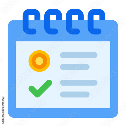 Calendar Checklist Icon