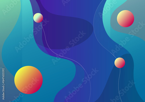 abstract background with circles