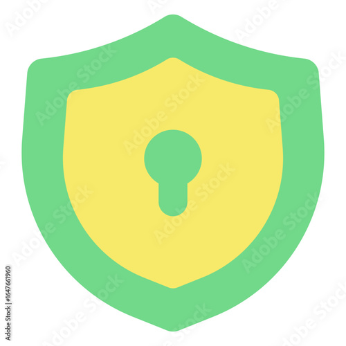 Shield Keyhole Security Icon