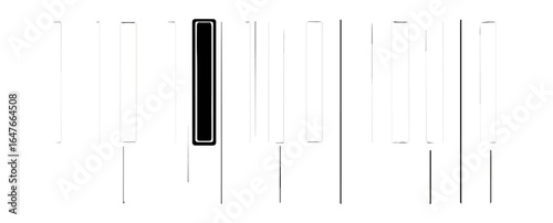 Piano keyboard illustration