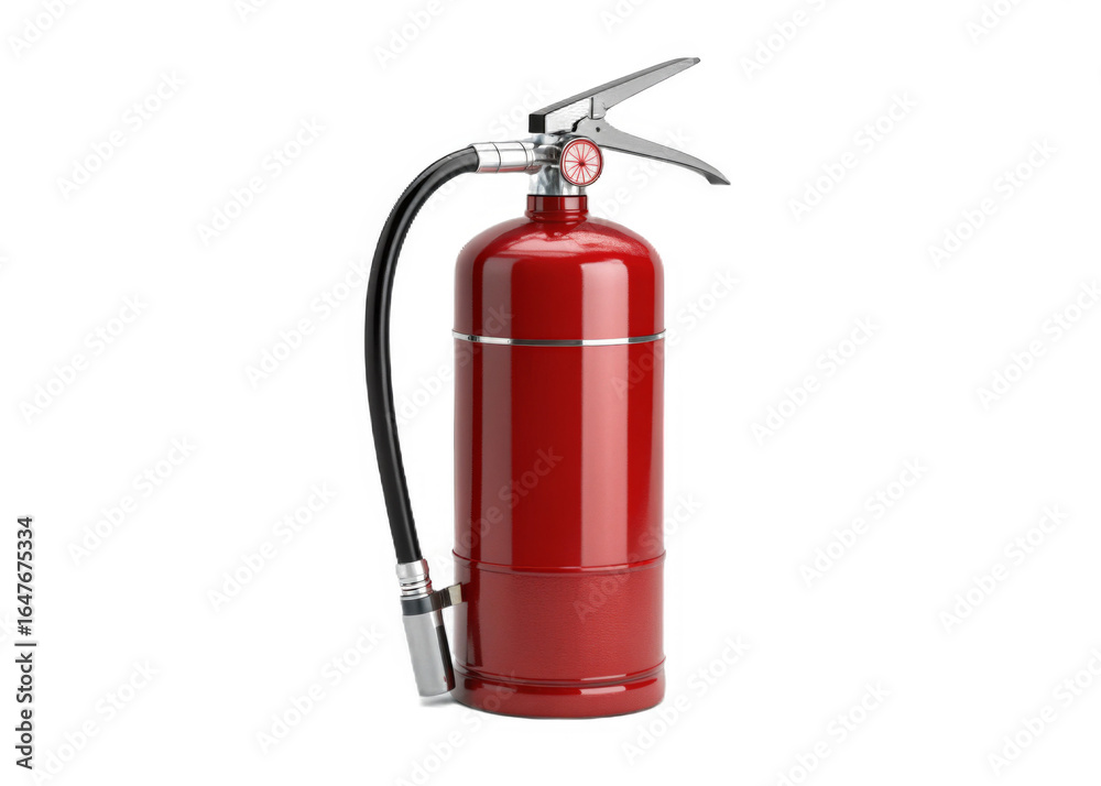 Obraz premium fire-extinguisher on a isolated transparent background 