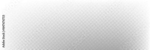 Set of halftone dots gradient pattern texture isolated on white background. Straight dotted spots using halftone circle dot raster texture. Vector blot half tone collection.